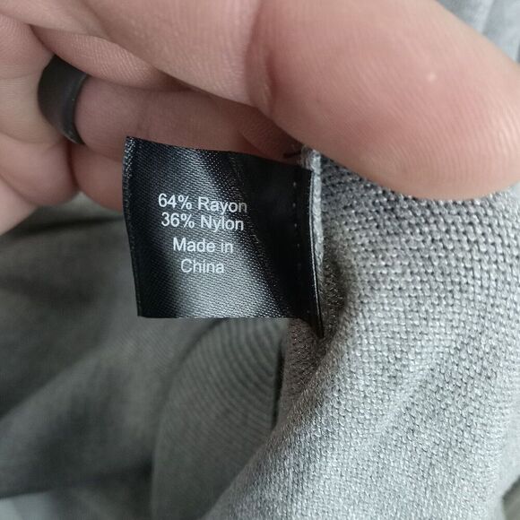 Lane Bryant Womens Size 26/28 Pullover Sweater Gray Long Sleeve Rayon V Neck Nwt - Picture 5 of 7